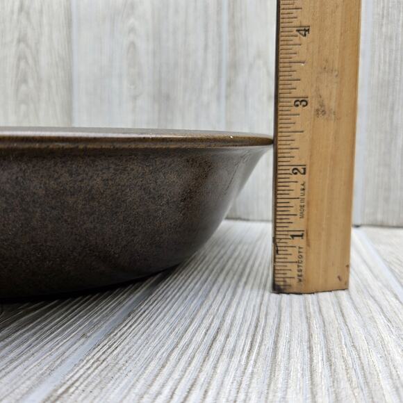 Mikasa Ultima Plus F2000 Round Vegetable Serving Bowl Dish‎ 9" Brown Tan Band - Picture 4 of 6